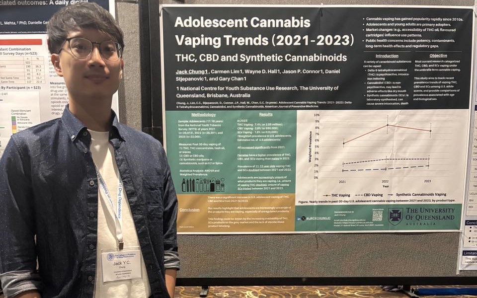 Jack and poster at CPDD