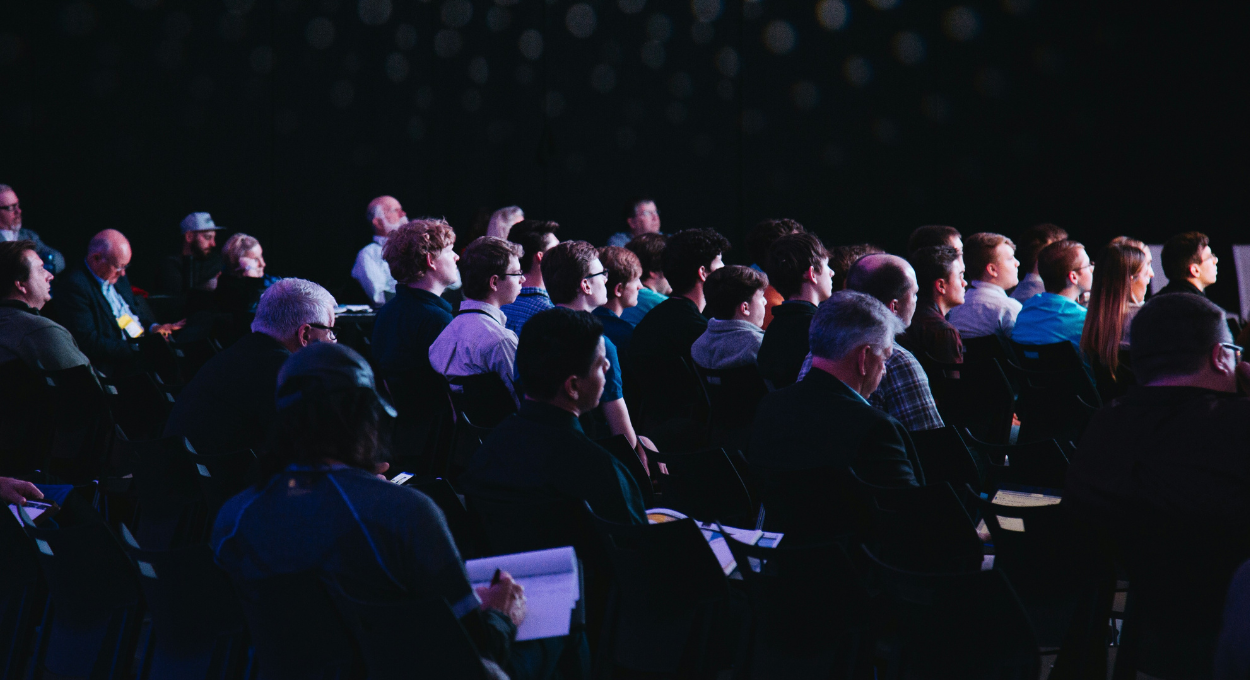 Audience at an event