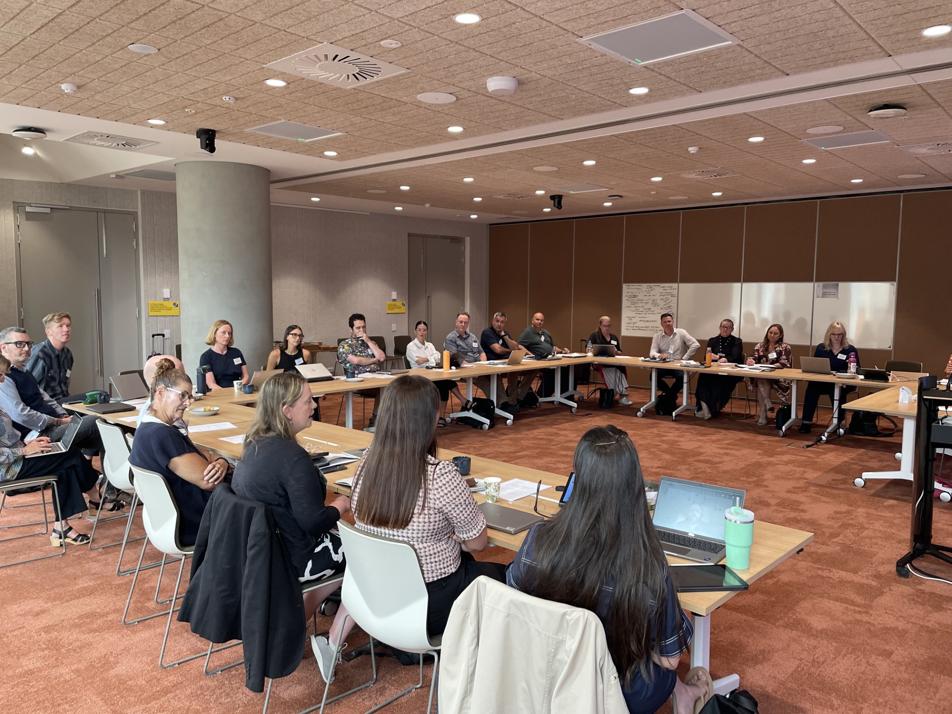 Sessions and discussion in progress at the Illicit Alcohol Roundtable