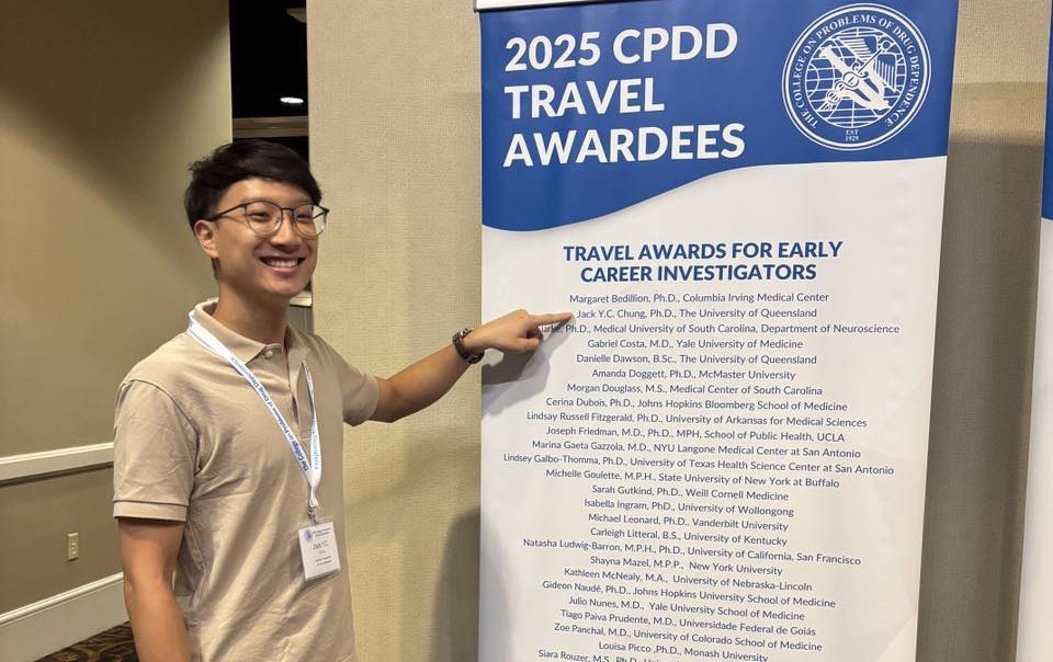 Jack a CPDD travel awardee