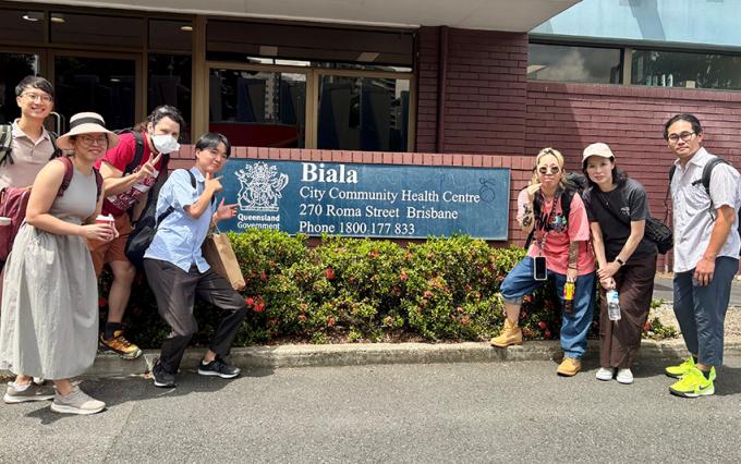 Delegates from Japan at Biala, Brisbane