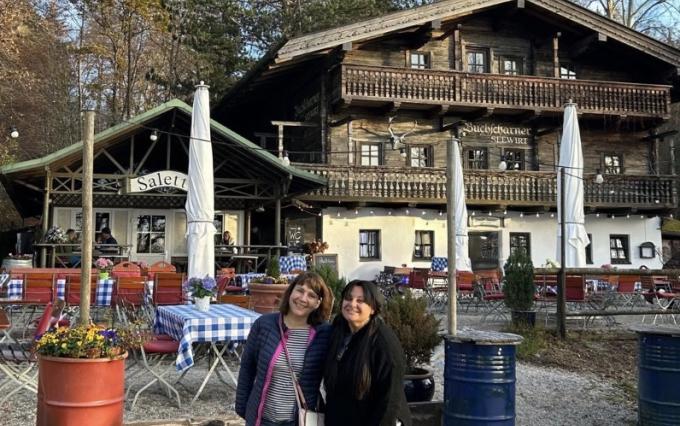 NCYSUR PhD student Dani Dawson and Prof Dr Eva Hoch