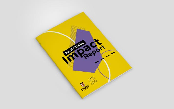 NDARC Impact Report sitting on table