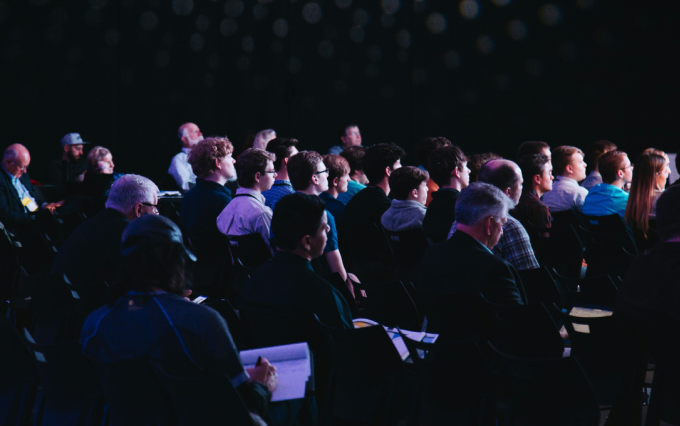 Audience at an event