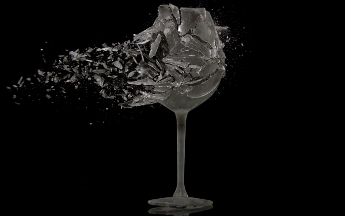 broken glass